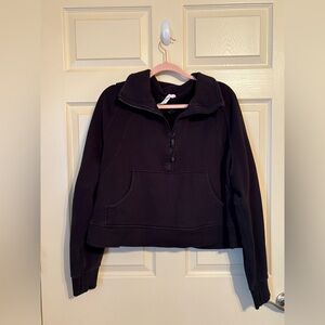 Lululemon Black Half Zip Scuba XL/XXL